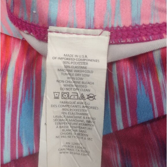 PrAna Pull On Pants Leggings Capri Activewear Yoga Hike Run Size XS Multicolor - Picture 9 of 12